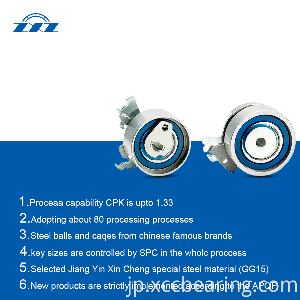 Tensioner bearings